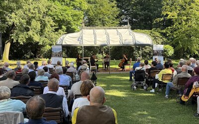 »Klänge der Romantik, auf den Spuren der Romantik«, Openair-Konzert mit dem Quartett des DRESDNER RESIDENZ ORCHESTERS